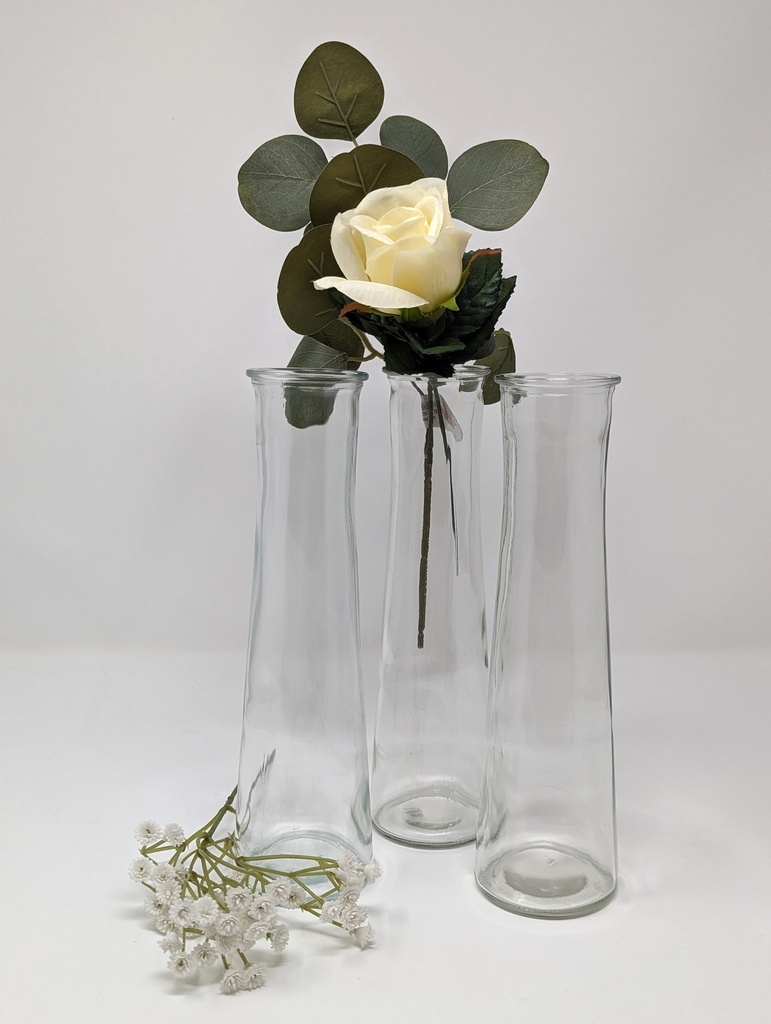 Tall Clear Bud Vase SomethingBorrowedKS